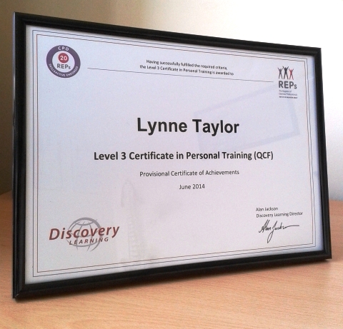 Level 3 Personal Trainer certificate