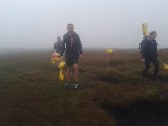 Flagging the race route